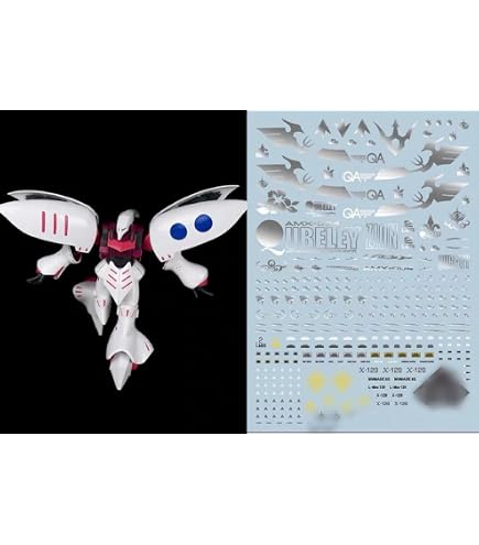 Amazon | 銀メッキ ディテールアップ用 水転写式デカール MG 1/100